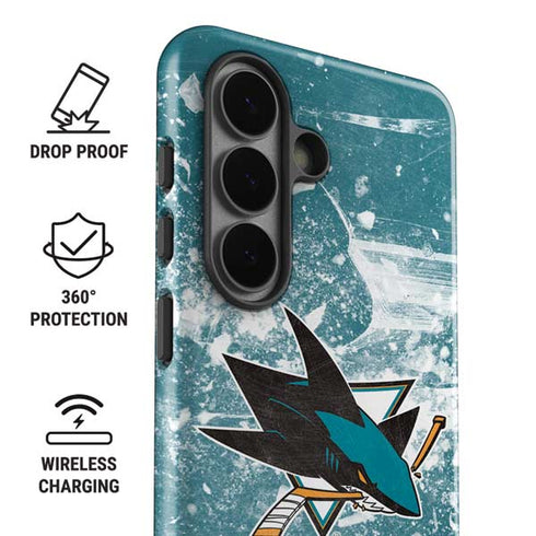 NHL San Jose Sharks Frozen Galaxy S26 Plus Impact Case