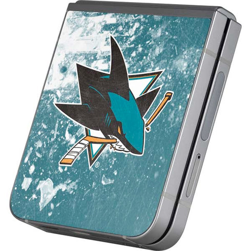 NHL San Jose Sharks Frozen Galaxy Z Flip6 Skin