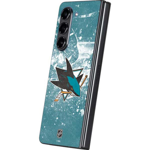 NHL San Jose Sharks Frozen Galaxy Z Fold5 5G Skin