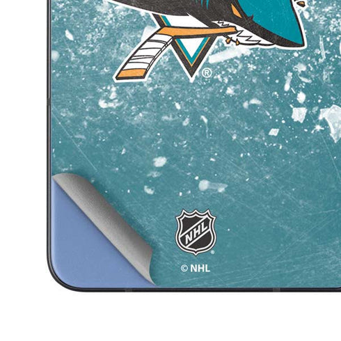 NHL San Jose Sharks Frozen Galaxy Z Fold5 5G Skin