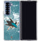 NHL San Jose Sharks Frozen Galaxy Z Fold7 Clear Case