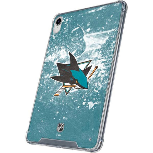 NHL San Jose Sharks Frozen iPad 11th Gen (2025) Clear Case