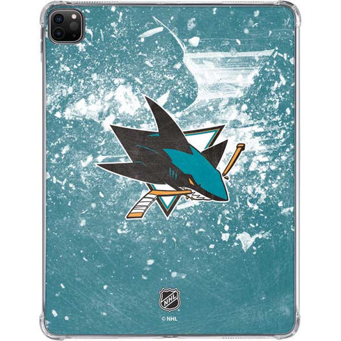 NHL San Jose Sharks Frozen iPad Pro 11in (2024) Clear Case