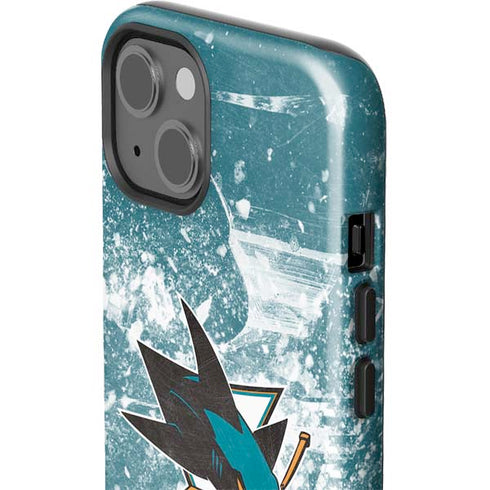 NHL San Jose Sharks Frozen iPhone 15 Impact Case