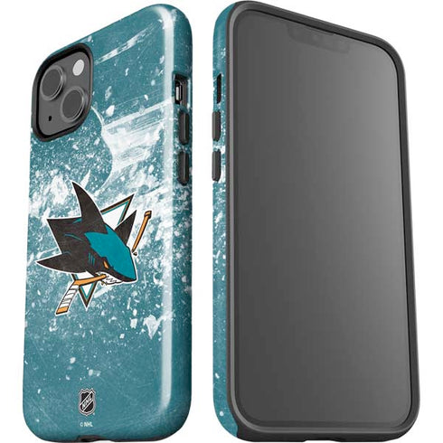 NHL San Jose Sharks Frozen iPhone 15 Impact Case