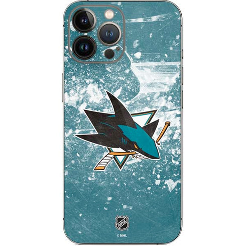 NHL San Jose Sharks Frozen iPhone 15 Pro Max Skin