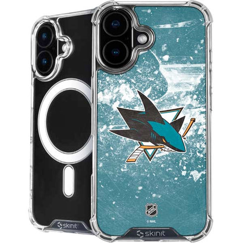 NHL San Jose Sharks Frozen iPhone 16 MagSafe Case