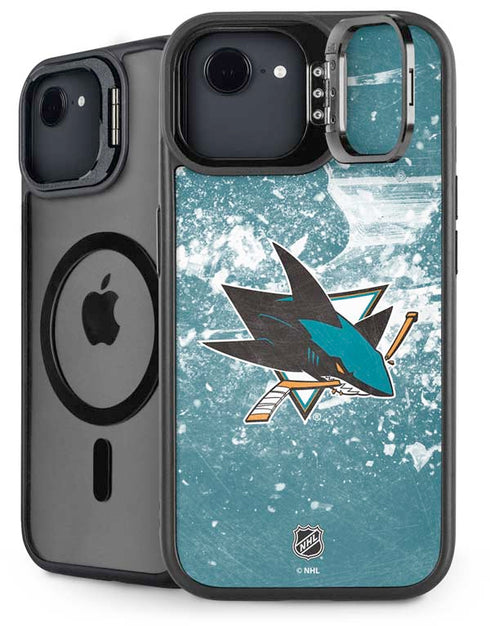 NHL San Jose Sharks Frozen iPhone 16e Kickstand Case