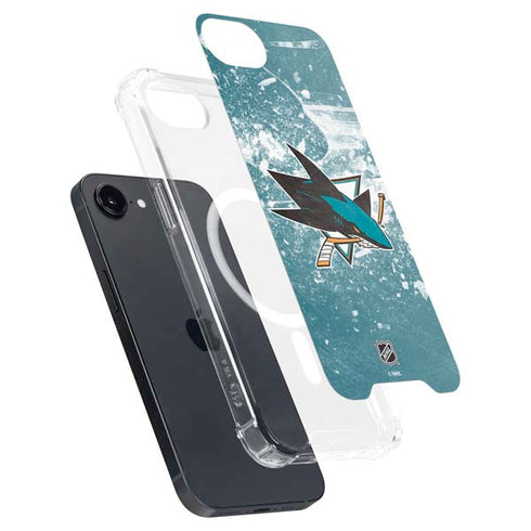 NHL San Jose Sharks Frozen iPhone 16e MagSafe Case