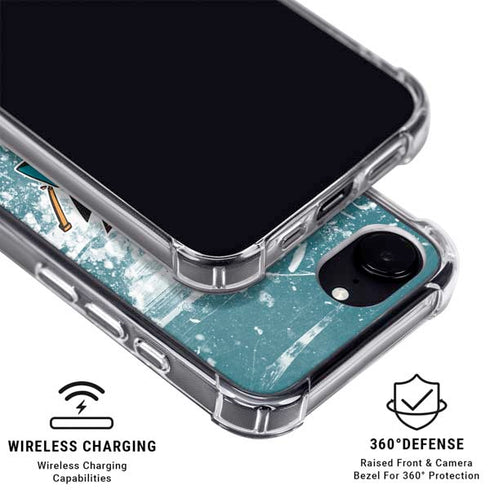NHL San Jose Sharks Frozen iPhone 16e MagSafe Case