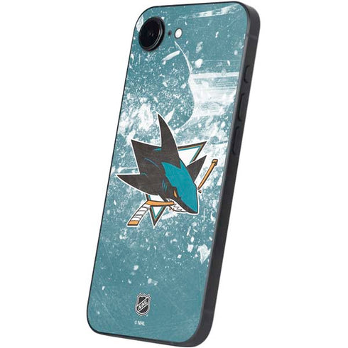 NHL San Jose Sharks Frozen iPhone 16e Skin