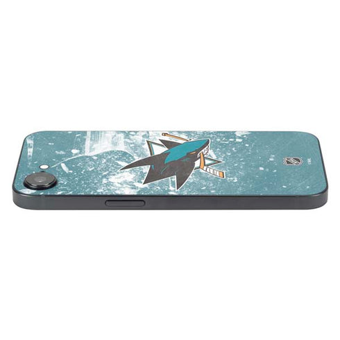 NHL San Jose Sharks Frozen iPhone 16e Skin