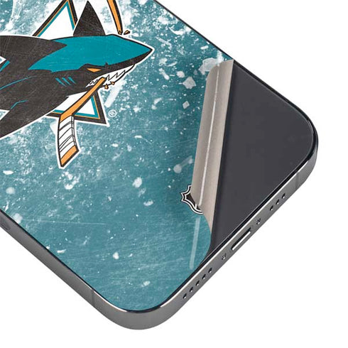 NHL San Jose Sharks Frozen iPhone 16e Skin