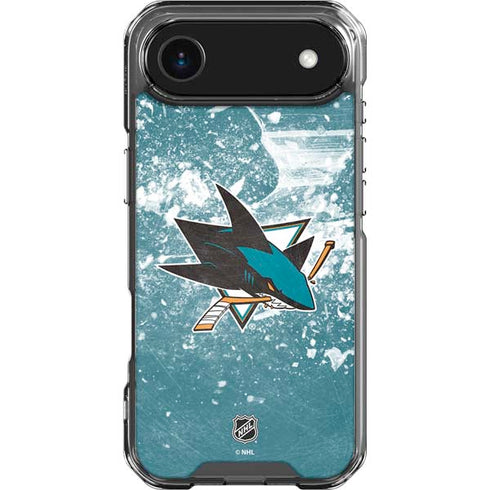 NHL San Jose Sharks Frozen iPhone 17 Air Clear Case