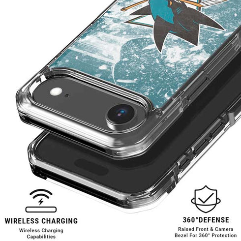 NHL San Jose Sharks Frozen iPhone 17 Air Clear Case