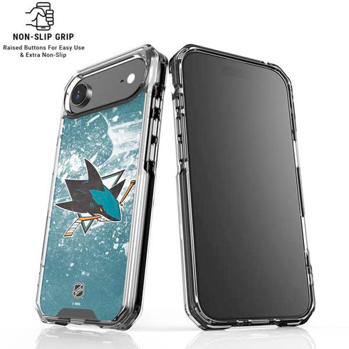 NHL San Jose Sharks Frozen iPhone 17 Air Clear Case