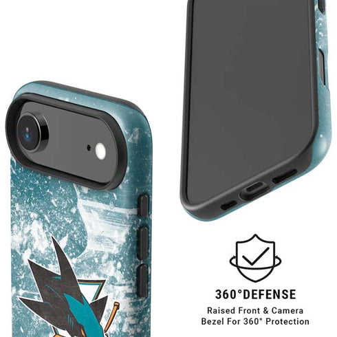 NHL San Jose Sharks Frozen iPhone 17 Air Magsafe Impact Case