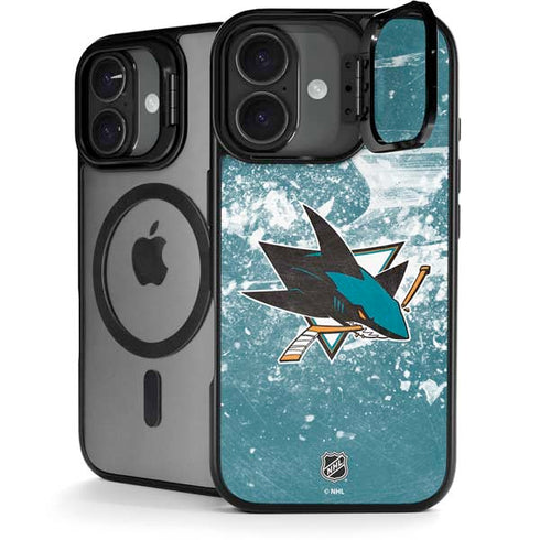 NHL San Jose Sharks Frozen iPhone 17 Kickstand Case