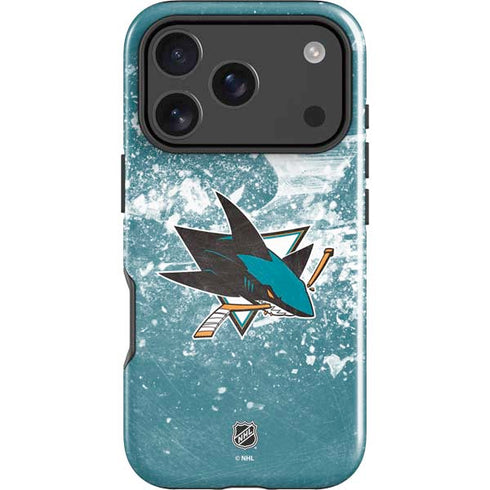 NHL San Jose Sharks Frozen iPhone 17 Pro Impact Case