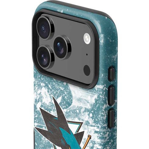 NHL San Jose Sharks Frozen iPhone 17 Pro Impact Case