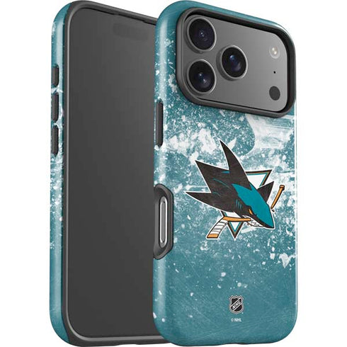 NHL San Jose Sharks Frozen iPhone 17 Pro Impact Case