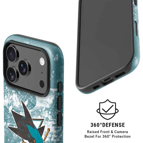 NHL San Jose Sharks Frozen iPhone 17 Pro Magsafe Impact Case