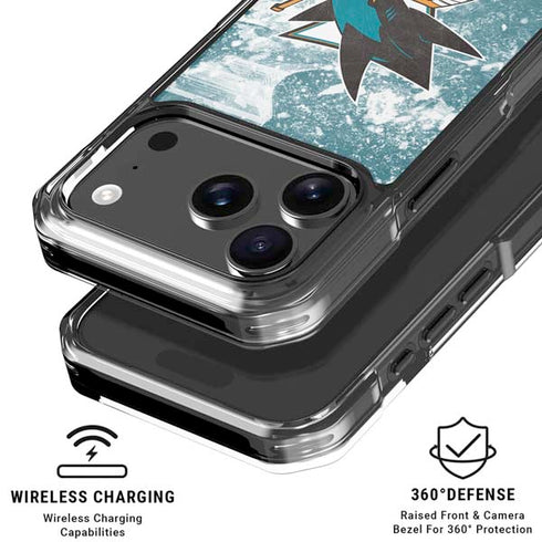 NHL San Jose Sharks Frozen iPhone 17 Pro Max MagSafe Case