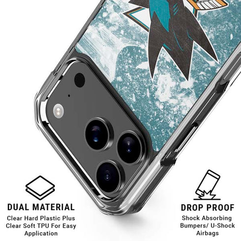NHL San Jose Sharks Frozen iPhone 17 Pro Max MagSafe Case