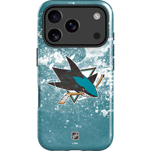 NHL San Jose Sharks Frozen iPhone 17 Pro Max Magsafe Impact Case