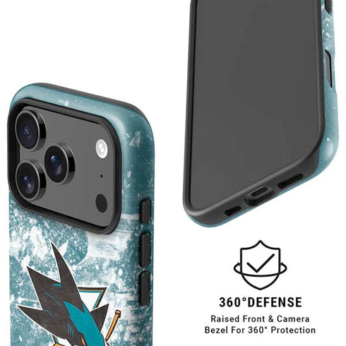 NHL San Jose Sharks Frozen iPhone 17 Pro Max Magsafe Impact Case