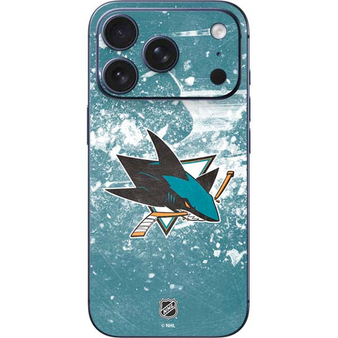 NHL San Jose Sharks Frozen iPhone 17 Pro Max Skin