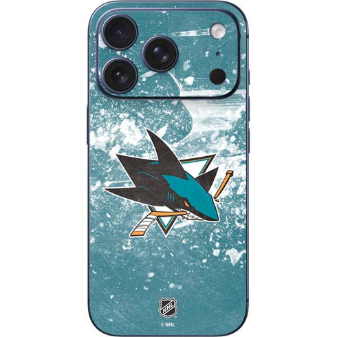NHL San Jose Sharks Frozen iPhone 17 Pro Skin