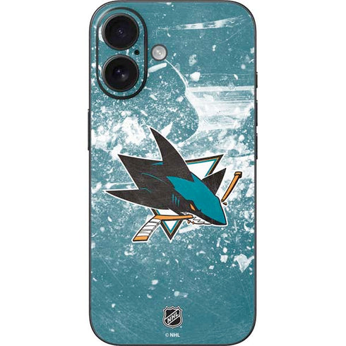 NHL San Jose Sharks Frozen iPhone 17 Skin