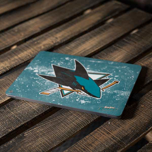 NHL San Jose Sharks Frozen Apple MacBook Air Skin
