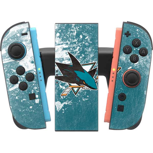NHL San Jose Sharks Frozen Nintendo Switch 2 (2025) Joy-Con Controller Skin