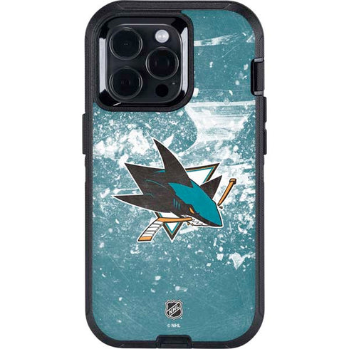 NHL San Jose Sharks Frozen Otterbox Defender iPhone Skin