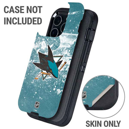 NHL San Jose Sharks Frozen Otterbox Defender iPhone Skin