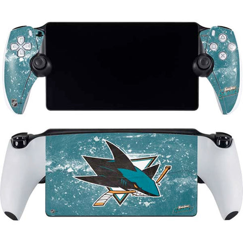 NHL San Jose Sharks Frozen PlayStation PS5 Skins