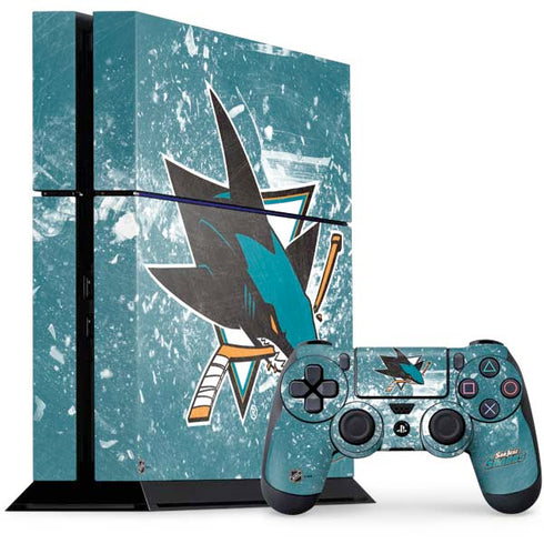 NHL San Jose Sharks Frozen PlayStation PS4 Skins