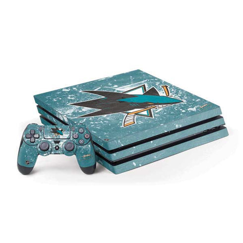 NHL San Jose Sharks Frozen PlayStation PS4 Skins