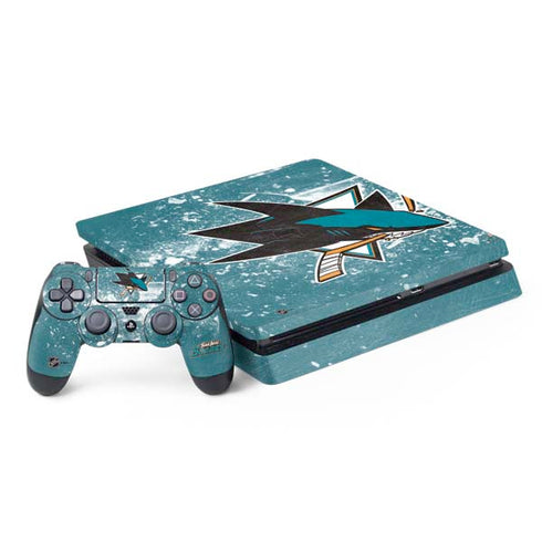 NHL San Jose Sharks Frozen PlayStation PS4 Skins