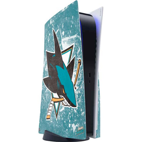 NHL San Jose Sharks Frozen PlayStation PS5 Skins