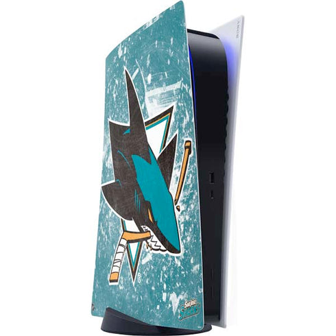 NHL San Jose Sharks Frozen PlayStation PS5 Skins