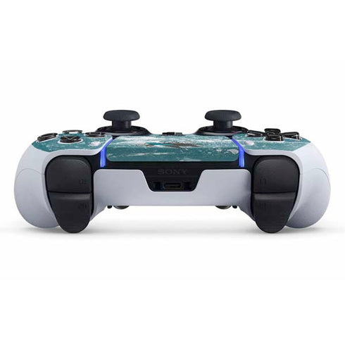 NHL San Jose Sharks Frozen PS5 DualSense Edge Pro Controller Skin