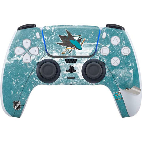 NHL San Jose Sharks Frozen PS5 Pro Bundle Skin