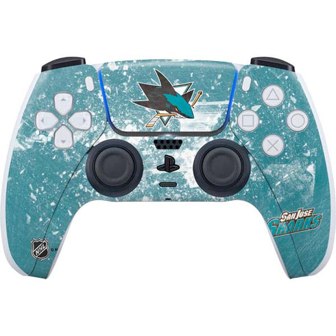 NHL San Jose Sharks Frozen PlayStation PS5 Skins