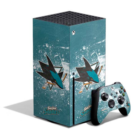 NHL San Jose Sharks Frozen Xbox Series X Skins