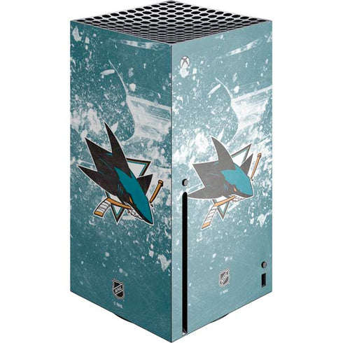 NHL San Jose Sharks Frozen Xbox Series X Skins