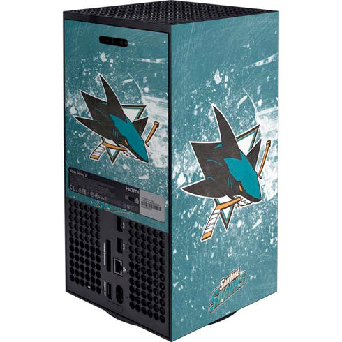 NHL San Jose Sharks Frozen XBox Series X Digital Edition Bundle Skin