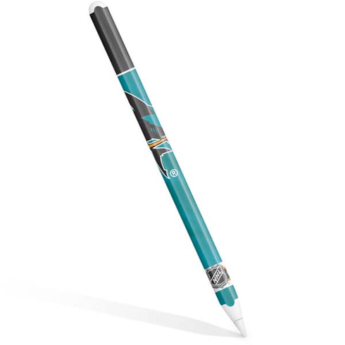 NHL San Jose Sharks Home Jersey Apple Pencil (2nd Gen 2019) Skin